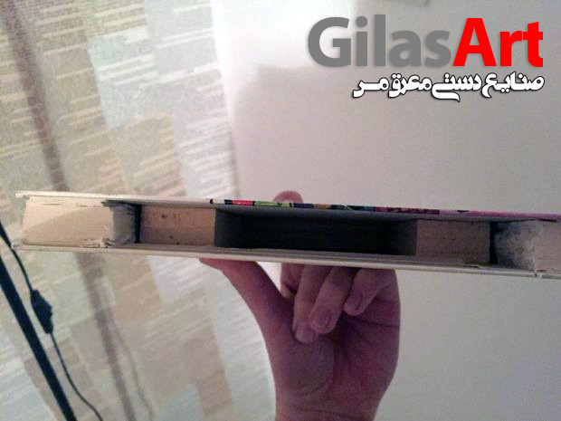 بعد از برش کتاب به این شکل باید در بیاید